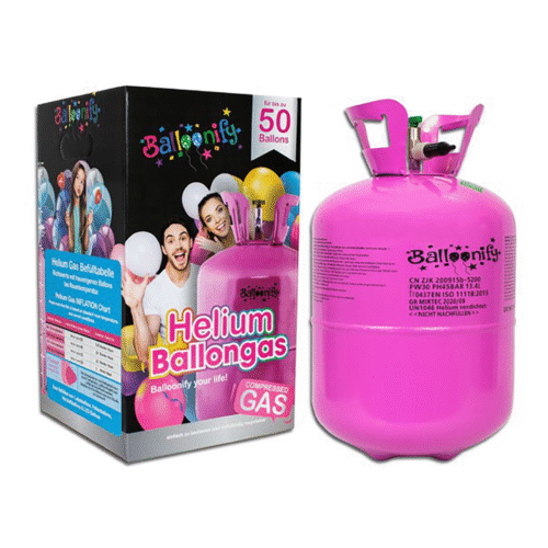 Helium voor 100x 9 inch ballonnen