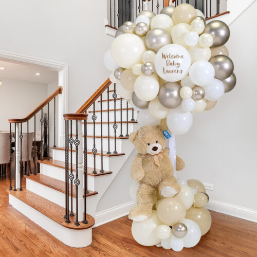 Luchtballon met beer sand-champagne