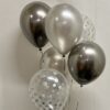 2x Bouquet Godan Zilver (Gratis ballongewicht)