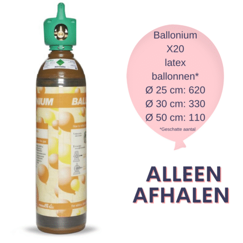 Heliumcilinder Ballonium N20 Verhuur