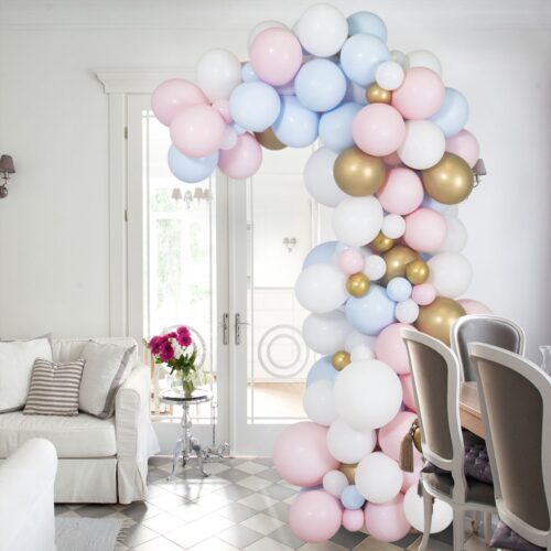 Organic babyshower balloonwave