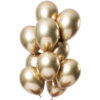 Helium cilinder + chrome/mirror Gouden ballonnen 12 st. (kopie)